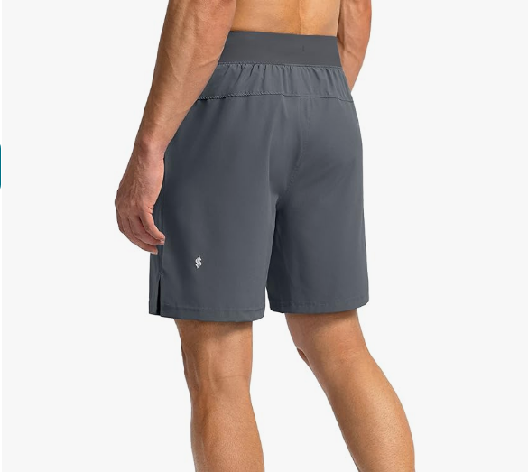 Men's Running Shorts – 7"/5" Quick-Dry Gym Shorts with Zipper Pockets - Image 3