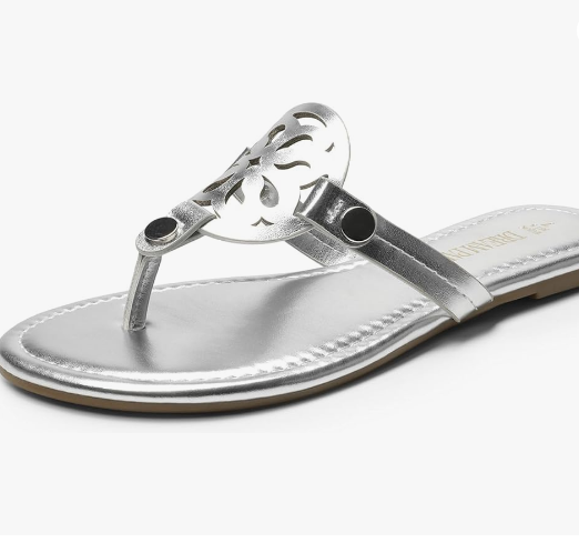 Women's Cushioned Flip Flops – Slide-On Beach Sandals